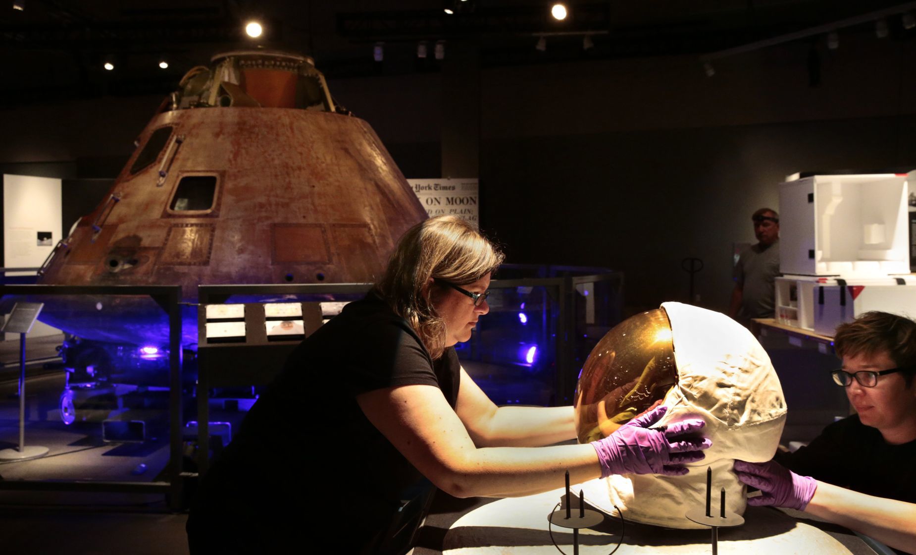 Apollo 11 exhibition set for liftoff at Science Center